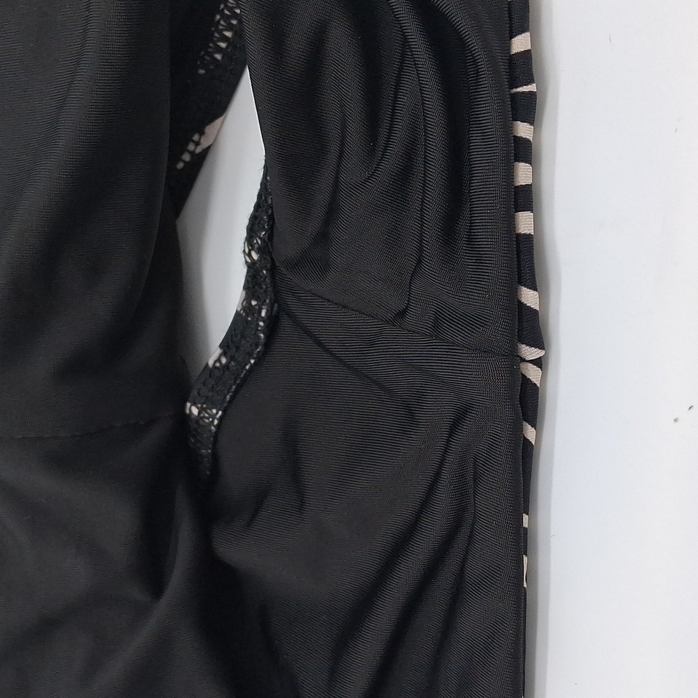 Beach Riot Celine One-Piece Swimsuit Zebra Print M *FLAW* - Picture 8 of 12